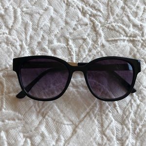 Black and gold sunglasses